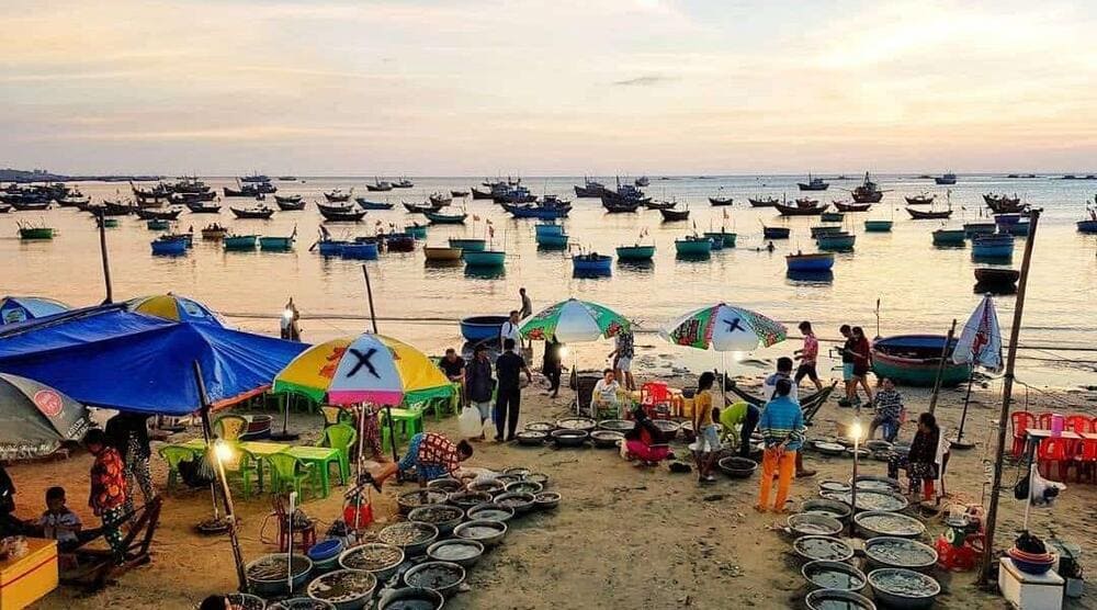 Đừng quên chuẩn bị đá lạnh hoặc thùng xốp để bảo quản - bí quyết giữ trọn vị biển Mũi Né